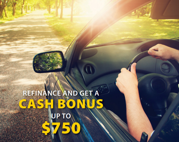 Refinance and get a cash bonus up to $750.