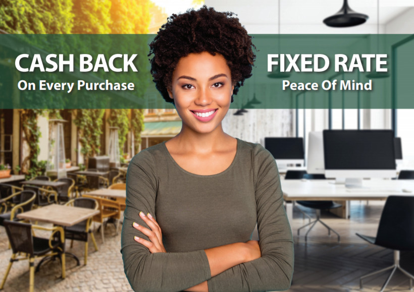 Cash back on every purchase -- fixed rate peace of mind