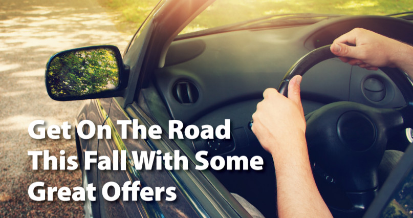 Get on the road this fall with some great offers